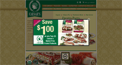 Desktop Screenshot of caesarspasta.com